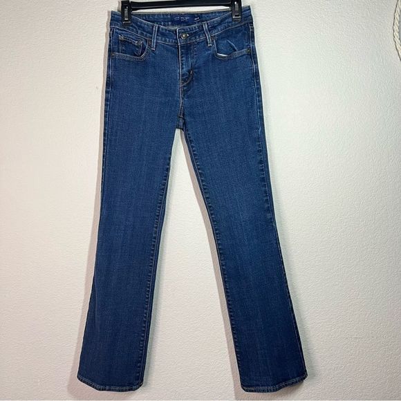 Levi's Denim - Levi's Blue Mid Rise Demi Curve Classic Boot Cut Jeans Women's Size 2
